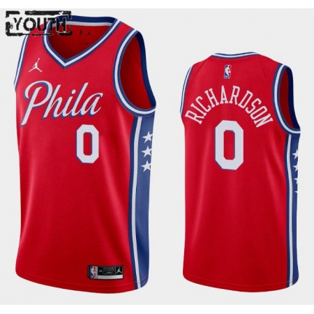 Maillot Basket Philadelphia 76ers Josh Richardson 0 2020-21 Jordan Brand Statement Edition Swingman - Enfant